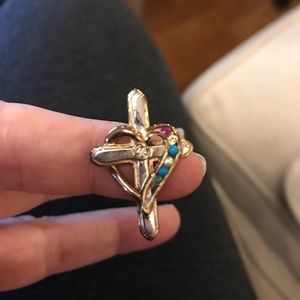 The Bradford Exchange sterling silver cross